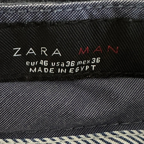 Zara Man size 36 blue Chino pants - Picture 5 of 5